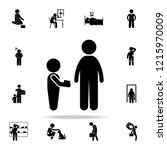 beggar childe icon. Poor peaple icons universal set for web and mobile