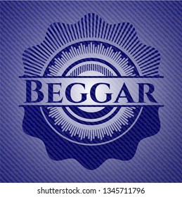 Beggar denim background