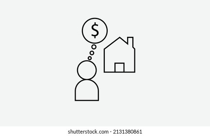 beggary need poor icon. Element of social problem and refugee icon