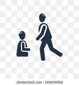 Begging vector icon isolated on transparent background, Begging transparency concept can be used web and mobile