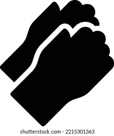begging Vector illustration on a transparent background. Premium quality symmbols. Glyphs vector icons for concept and graphic design.