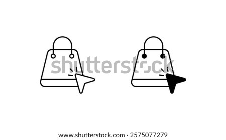Begin Your Collection icon design with white background stock illustration