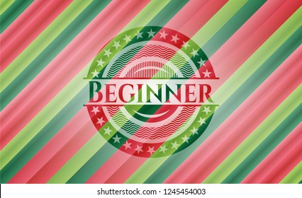 Beginner christmas style badge..