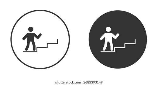 Icono de principiante, símbolo, pictograma de Vector. Ilustración de elemento simple.