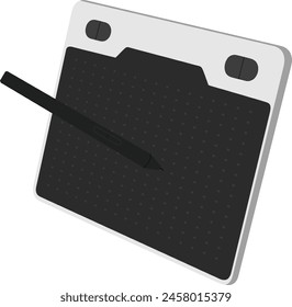 Beginner Pen Tablet Vector Illustration, Perfect for Product Design or Catalogs