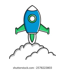 Beginning Icon. Startup and Launch Illustration for New Projects and Initiatives.