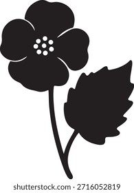  Icono de Begonia – Ilustración vectorial