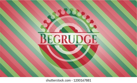 Begrudge christmas style badge..