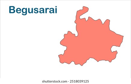 Begusarai subdivision map, Begusarai District, Bihar State, Republic of India, Government of Bihar, Indian territory, Eastern India, politics, village, tourism