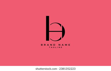 BEH, BHE, EBH, EHB, HEB, HBE, BH, HB, Abstract initial monogram letter alphabet logo design
