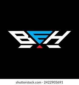 BEH letter logo vector design, BEH simple and modern logo. BEH luxurious alphabet design  