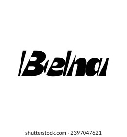Beha Marke monogram Vektorsymbol.