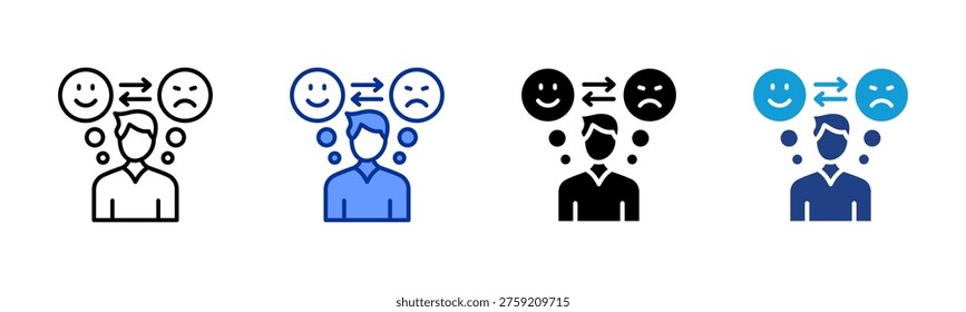 Behavior Change icon collection with multiple styles