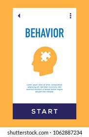 Behavior Icon Concept