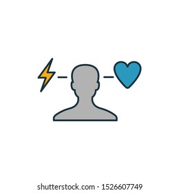 Behavior icon. Outline filled creative elemet from business ethics icons collection. Premium behavior icon for ui, ux, apps, software and infographics.