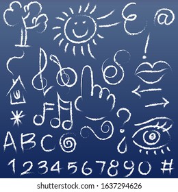Behavior of the Sun character according to the weather. It was prepared in vector.