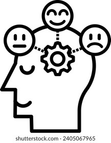 behavioral customer segmentation icon vector illustration