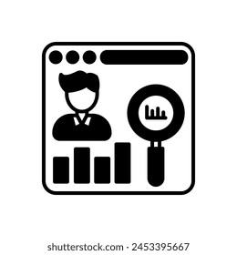 Behavioral Data  icon in vector. Logotype
