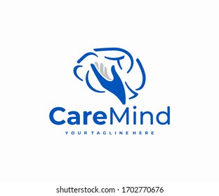 Behavioral Health Logo Design. Brain Science Vector Design. Psychology Logotype