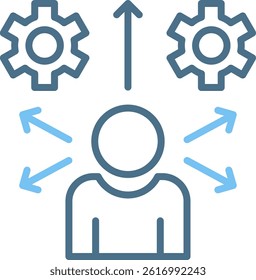 Behavioral Line Two Colour Icon