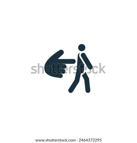 Behavioral Nudges icon. Monochrome simple User Behavior icon for templates, web design and infographics