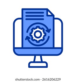 Behavior-Driven Development Icon Element For Design