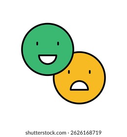 Ilustração de estoque de vetor de ícone de comportamento