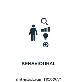 Behavioural icon. Premium style design, pixel perfect behavioural icon for web design, apps, software, printing usage.