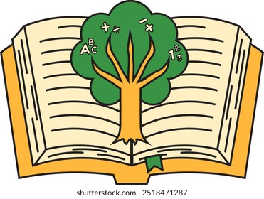 Behind every open page, there is life growing. Like the trees in books, knowledge and stories take root, grow, and bloom in the mind.