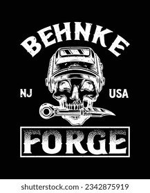 Behnke nj usa forge t shirt design