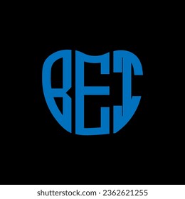 BEI letter logo creative design. BEI unique design.
