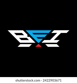 BEI letter logo vector design, BEI simple and modern logo. BEI luxurious alphabet design  