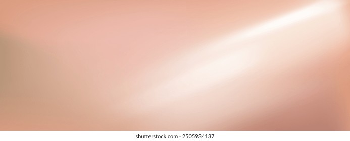 Beige abstract background. Elegant ivory gradient. Simple, cosmetic soft banner in cream and champagne colors.