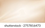 Beige abstract background. Light gradient vector banner. Pastel beige backdrop. Soft blurred light bg. Pastel gradation water cover design