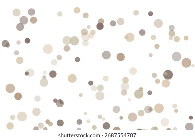 Beige abstract background with minimalist design of circles and neutral tones