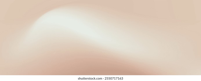 Beige abstract background. Smooth wave, liquid beige vector background