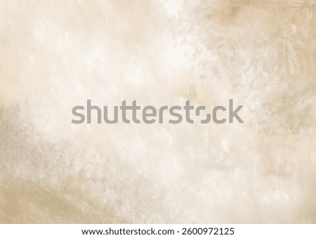 Beige abstract background. Texture of putty, wall. Watercolor art background. Old paper. Marble. Stone. 