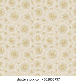 Fondo de patrón ininterrumpido del vector orgánico beige 2