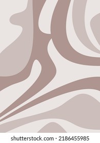 Beige abstract shapes vector background illustration. Template for wallpaper, social media, print, backdrop, wall art, poster, home decor, card, vertical banner, invitation, cover, page design.
