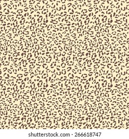 Beige animal background. Seamless leopard pattern. Abstract jaguar texture.