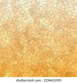 Beige background from cubes. Design element. Vector template.