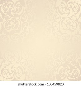 beige background with floral elements