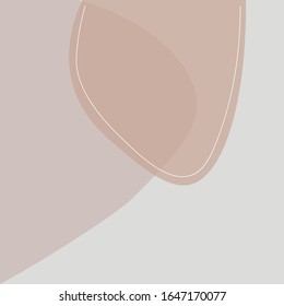 Beige background, geometria concept vector illustration