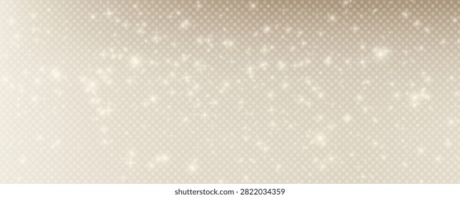 Beige background with glitter texture and  elegant champagne surface with sparkle and grain, perfect for chic wallpaper design. Abstract vector bg illustration.