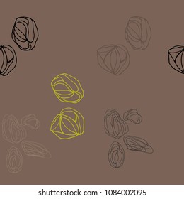 Beige background, multi-colored pattern, suitable for decorating the display can be either a sticker or a home textile