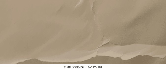 Beige background with a smooth, textured style. The background features layered beige tones, creating a soft, natural look. Paper texture background vector. Beige background.