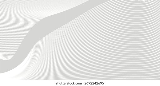 Beige background with a smooth, wavy texture. The background features beige lines creating a flowing,abstract pattern. Modern wavy line pattern background.