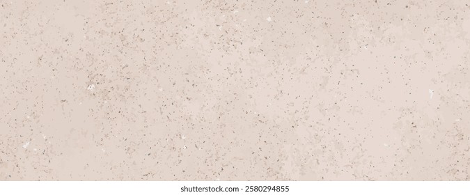 Beige background with a speckled texture. The background is earthy and neutral. Beige color gives the background a calm, natural feel. Minimal grainy speckled texture background vector