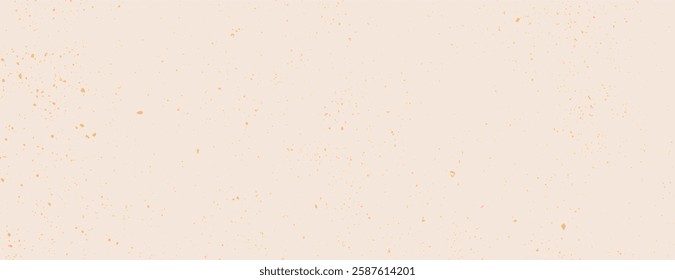 Beige background with a speckled texture. The background is beige with subtle speckles, creating a minimalist and clean style. Speckled wall texture background. Beige background vector.