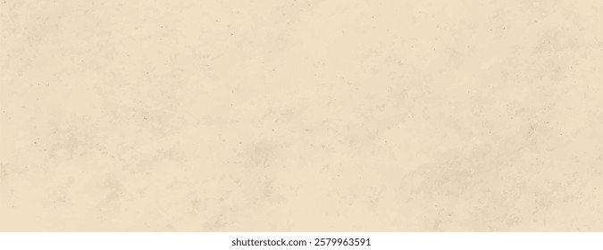 Beige background with a beige textured, vintage style. The background features a subtle, mottled texture, adding depth and warmth. Minimal grunge paper texture vector background